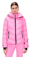 Bogner Fire+ice Saelly Quilted Jacket Vibrant Flash In Pink