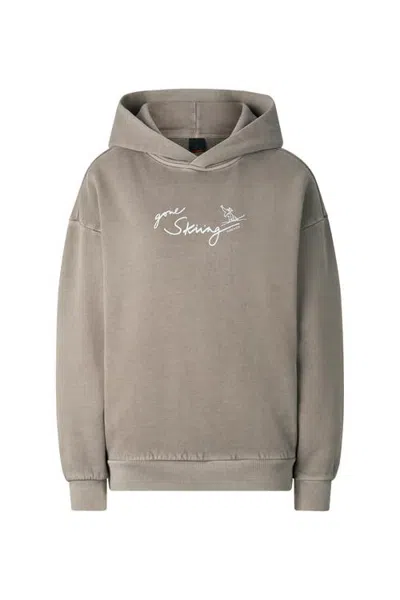 Bogner Fire + Ice Sibel Cotton Hoodie In Gray