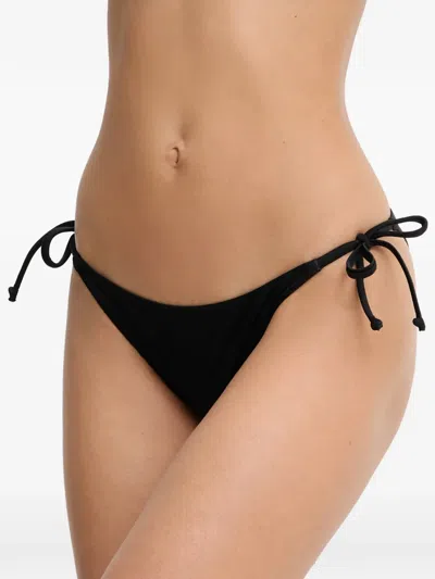 Bogner Fire+ice Side-tie Triangle Bikini Set In Black