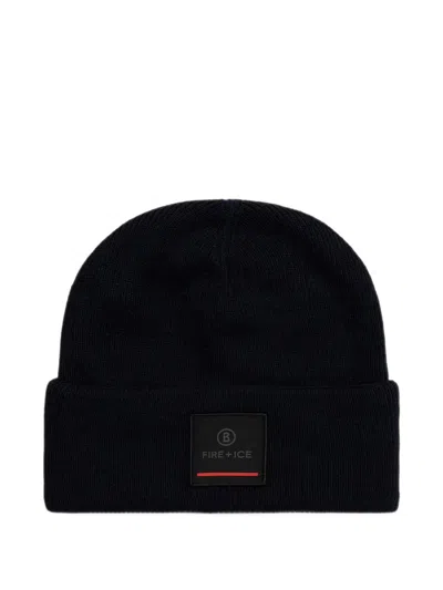 Bogner Fire+ice Tarek Beanie Hat In Black