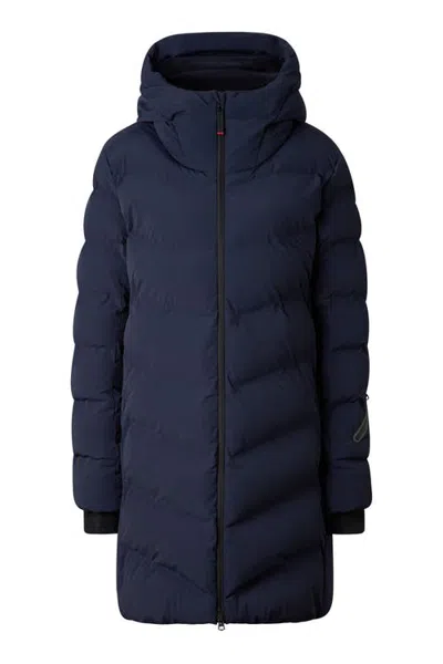 Bogner Fire + Ice Tec-aen Quilted Coat In Blue