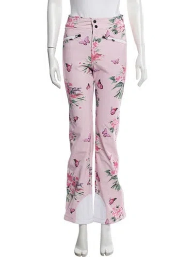 Pre-owned Bogner Fire + Ice X Loveshackfancy Floral Print Pants In Pink
