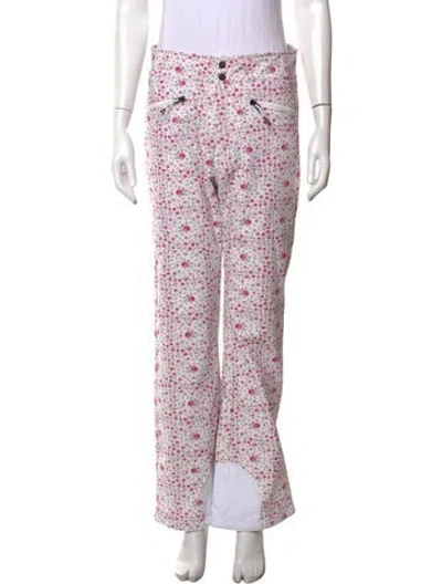 Pre-owned Bogner Fire + Ice X Loveshackfancy Floral Print Pants W/ Tags In Multicolor