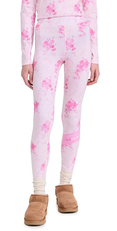Bogner Fire+ice Bogner Fire + Ice X Loveshackfancy Lovely Leggings Magenta Glow - 686