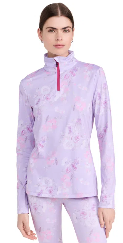 Bogner Fire+ice Bogner Fire + Ice X Loveshackfancy Margo First Layer Top Hibiscus-658