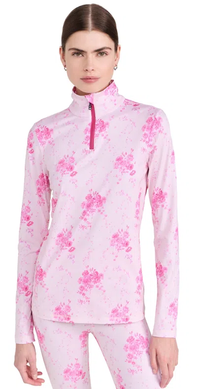 Bogner Fire+ice Bogner Fire + Ice X Loveshackfancy Margo First Layer Top Magenta Glow - 686