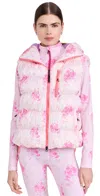 BOGNER FIRE+ICE BOGNER FIRE + ICE X LOVESHACKFANCY NAIMA VEST MAGENTA GLOW