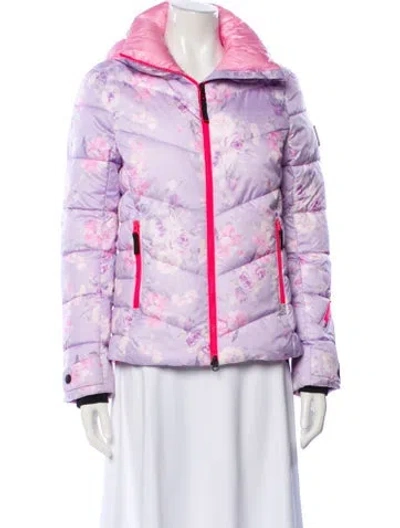 Pre-owned Bogner Fire + Ice X Loveshackfancy Printed Faux Fur Jacket In Multi