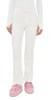 Bogner Fire+ice X Loveshackfancy Zula Pants Solid Cloud Dancer In White