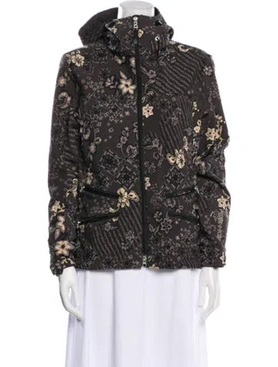 Pre-owned Bogner Floral Print Jacket In Multi