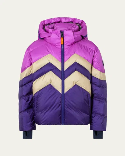 Bogner Kids' Girl's Maddy Down Ski Jacket In Multi