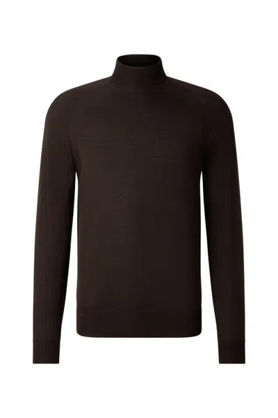 Bogner Gordon Pure New Wool And Cashmere Sweater In Black