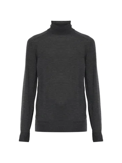 Bogner Gordon Roll-neck Sweater In Gray