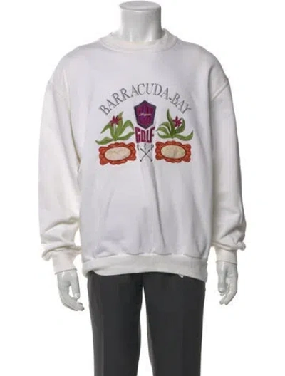 Pre-owned Bogner Graphic Print Crew Neck Pullover In Neutral