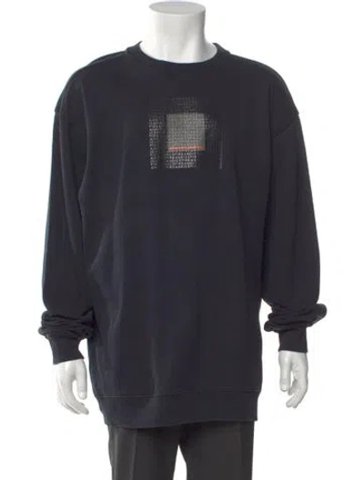 Pre-owned Bogner Graphic Print Crew Neck Sweatshirt In Gray