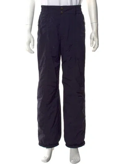 Pre-owned Bogner Graphic Print Ski Pants In Blue