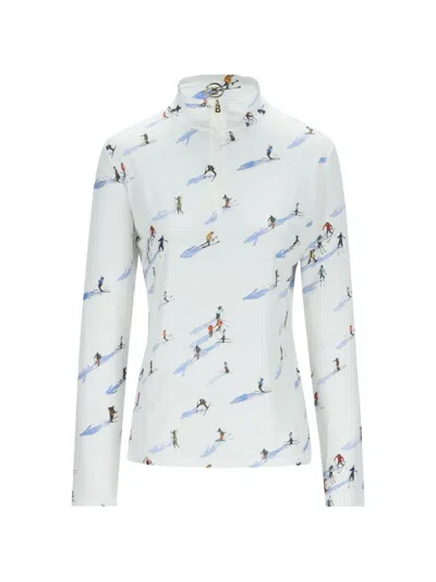 Bogner Half-zip Sweater In White