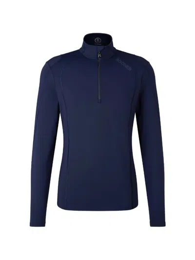Bogner Harry Mock-neck Base Layers In Blue