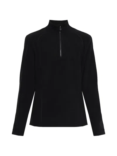 Bogner Harry Quarter-zip Fleece Top In Black