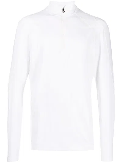Bogner Harry Half-zip Fleece Ski Top In White