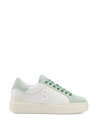 Bogner Hollywood Woven-panel Sneakers In White
