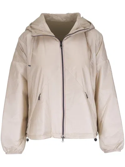 Bogner Hooded Jacket In Neutrals