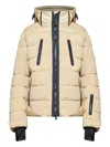Bogner Hooded Zipped Padded Jacket In Neutral