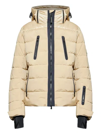 Bogner Hooded Zipped Padded Jacket In Neutral