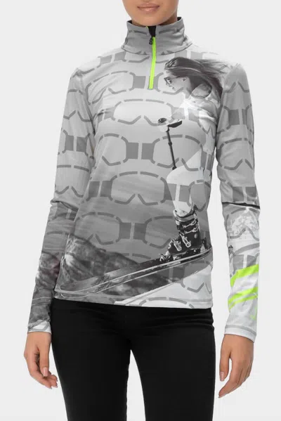 Bogner Ilvy3 First Layer Shirt In Grey In Multi