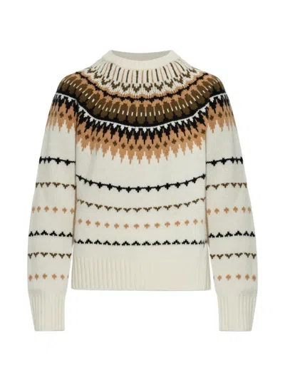 Bogner Ina Fair Isle Sweater In Animal Print