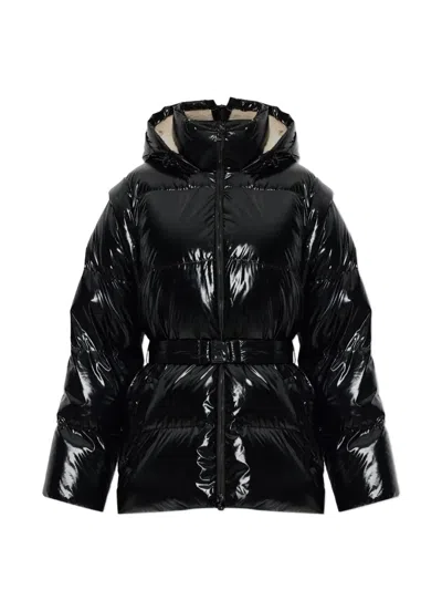 Bogner Inez 2-in-1 Belted Down Jacket In Black