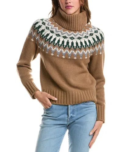 Bogner Ingrid 100% Cashmere Knit Sweater In Brown