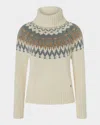 Bogner Ingrid Patterned Turtleneck Sweater In Multi