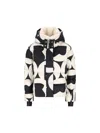Bogner Maja Printed Down Ski Jacket In Neutral