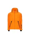Bogner Quilted Hooded Jacket In Orange