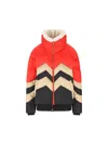 Bogner Chevron Padded Jacket In Red