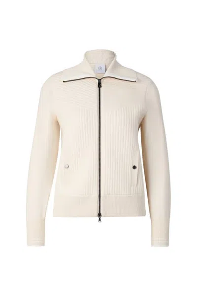 Bogner Jana Knit Jacket In Cream
