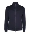 Bogner Jersey Zip-up Zanto Jacket In Navy