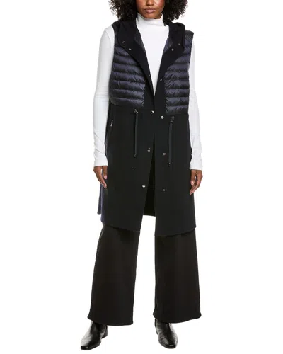 Bogner Joelle Wool Puffer Vest In Brown
