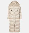 Bogner Jonna Quilted Ripstop Down Coat In Brown