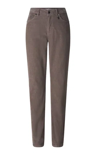 Bogner Julie Corduroy Pants In Gray-brown