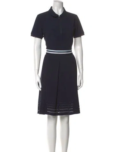 Pre-owned Bogner Knee-length Dress In Blue