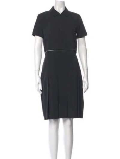 Pre-owned Bogner Knee-length Dress In Gray