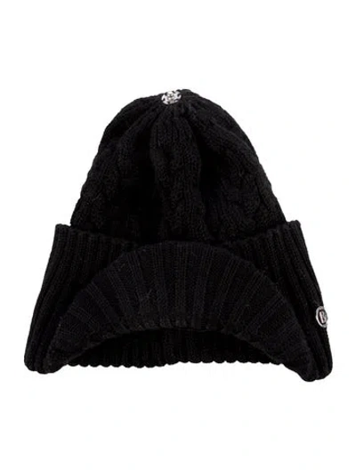 Pre-owned Bogner Knit Wool Baseball Hat In Black