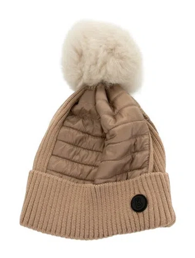 Pre-owned Bogner Knitted Beanie In Brown