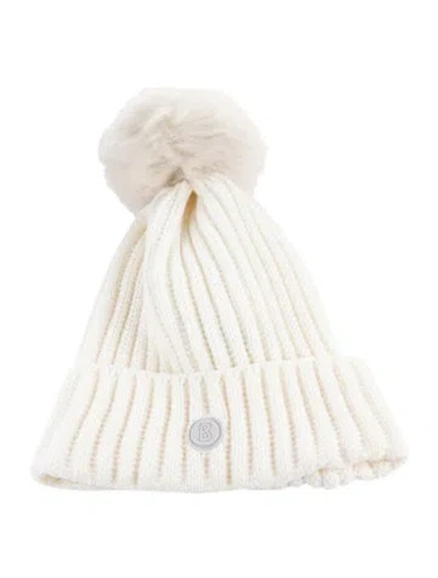 Pre-owned Bogner Knitted Beanie W/tags In Neutrals