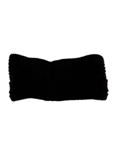 Pre-owned Bogner Knitted Headband In Black