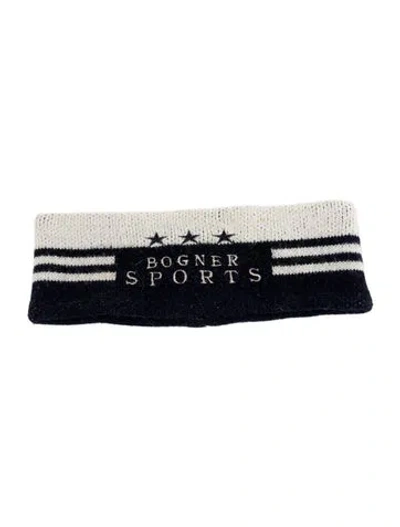 Pre-owned Bogner Knitted Headband In Black