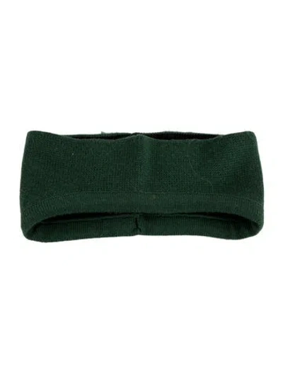 Pre-owned Bogner Knitted Headband In Green