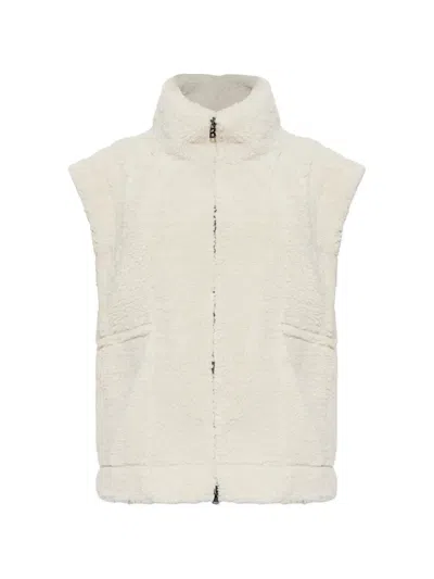 Bogner Kylie Faux-fur Vest In Neutral